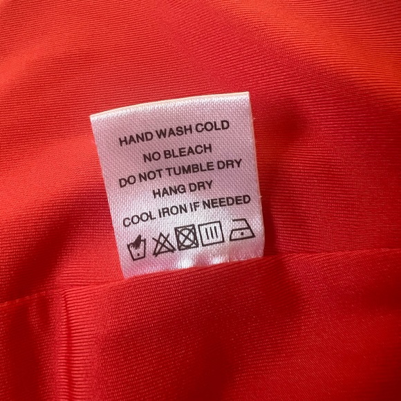 Superdown Red/Orange Racerback Dress - Picture 6 of 7